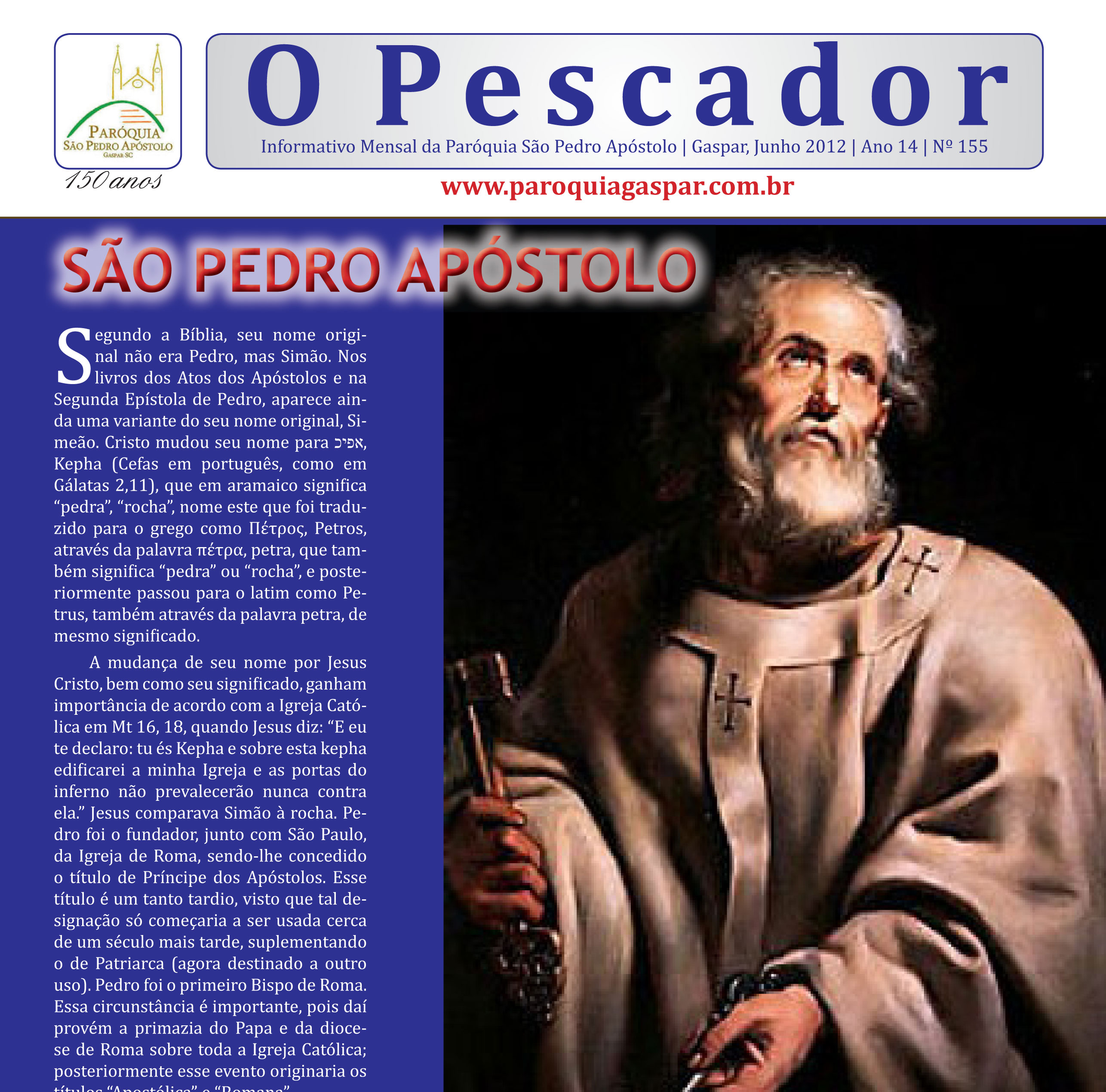 Confira a nova edição do jornal "O Pescador" 