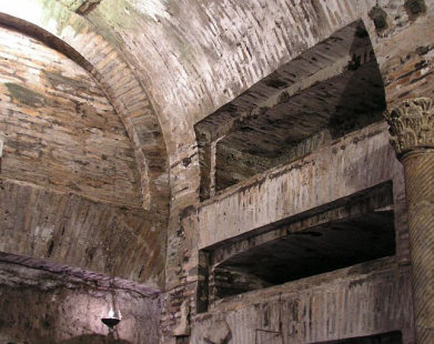 “Cripta dos Papas”, na Catacumba de Calisto, guarda os restos de 16 papas