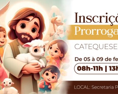 Inscrições da Catequese 2024 - Igreja Matriz São Pedro Apóstolo